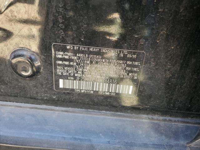 Photo 10 from auction – 2010 SUBARU FORESTER 2 with VIN JF2SH6DC1AH784816