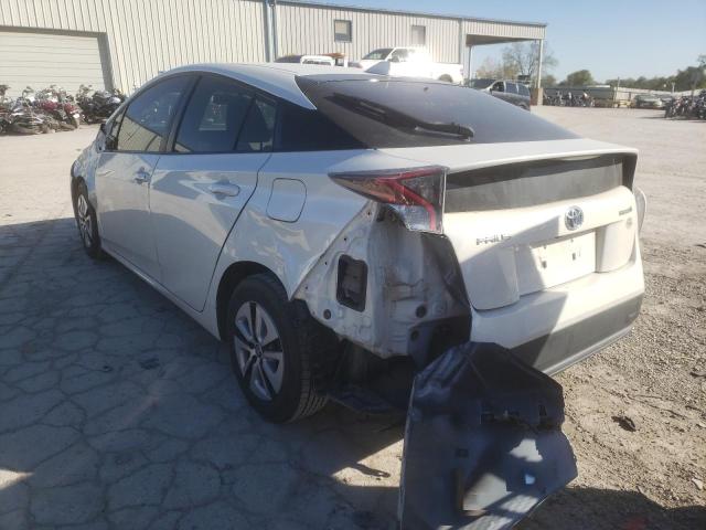 Photo 3 from auction – 2016 TOYOTA PRIUS with VIN JTDKARFU0G3003008