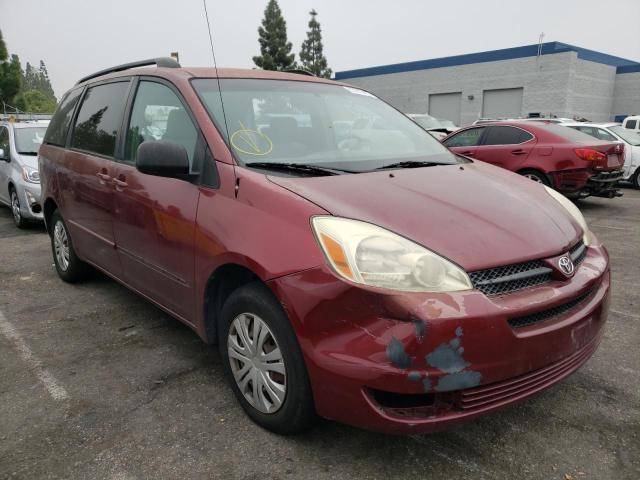 TOYOTA SIENNA CE 2004 with VIN 5TDZA23C44S146684 - Photo from auction