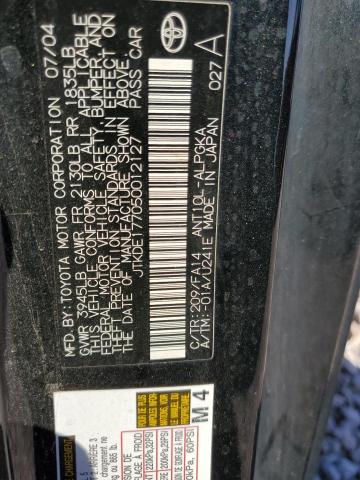 Photo 10 from auction – 2005 TOYOTA SCION TC with VIN JTKDE177050012127