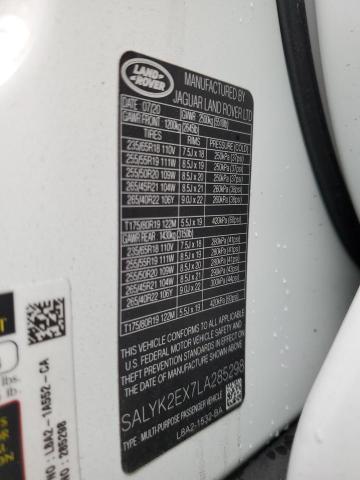 Photo 10 from auction – 2020 LAND ROVER RANGE ROVE with VIN SALYK2EX7LA285298