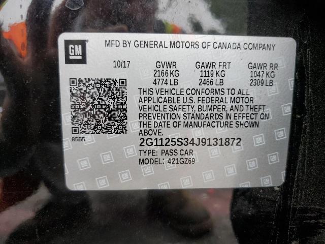 Photo 10 from auction – 2018 CHEVROLET IMPALA PRE with VIN 2G1125S34J9131872