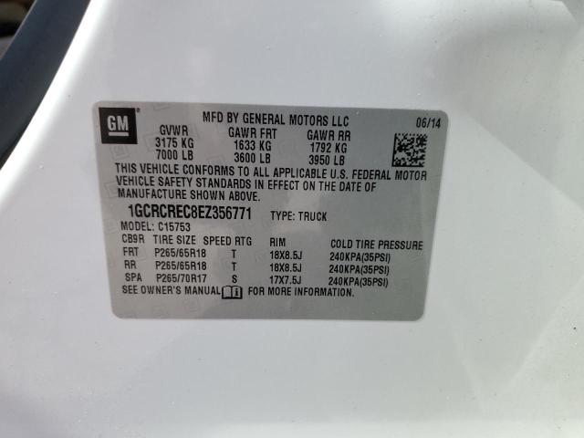 Photo 10 from auction – 2014 CHEVROLET SILVERADO with VIN 1GCRCREC8EZ356771