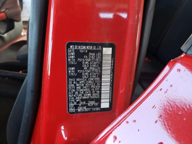 Photo 10 from auction – 2015 NISSAN JUKE S with VIN JN8AF5MR4FT500523