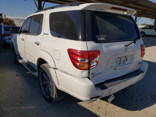 Photo 3 from auction – 2001 TOYOTA SEQUOIA LI with VIN 5TDZT38A21S004031