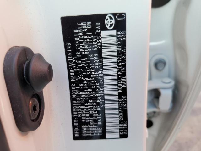Photo 9 from auction – 2021 TOYOTA COROLLA SE with VIN 5YFP4MCE3MP097143