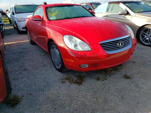 LEXUS SC 430 2004 with VIN JTHFN48Y840060805 - Photo from auction