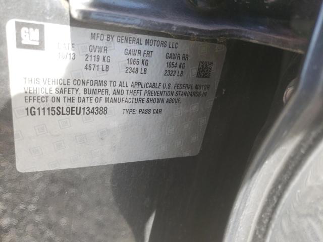 Photo 10 from auction – 2014 CHEVROLET IMPALA LT with VIN 1G1115SL9EU134388