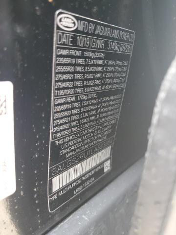 Photo 10 from auction – 2020 LAND ROVER RANGE ROVE with VIN SALGS2RU1LA583664