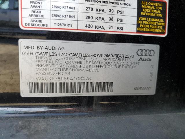 Photo 10 from auction – 2009 AUDI A3 2.0T QU with VIN WAUKF78P69A103476