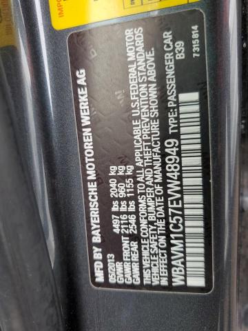 Photo 10 from auction – 2014 BMW X1 SDRIVE2 with VIN WBAVM1C57EVW48949