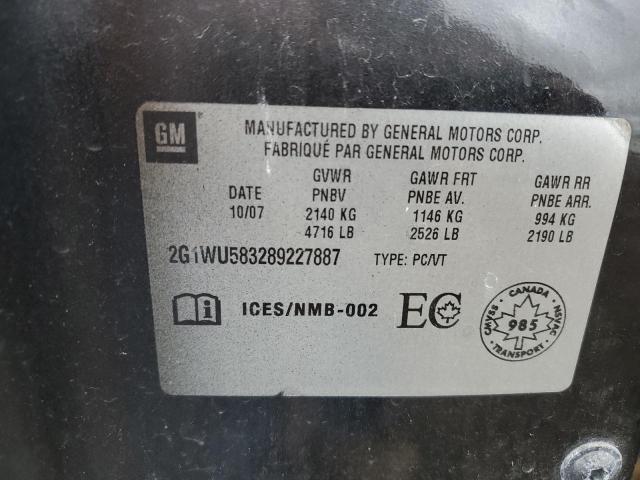 Photo 10 from auction – 2008 CHEVROLET IMPALA LTZ with VIN 2G1WU583289227887
