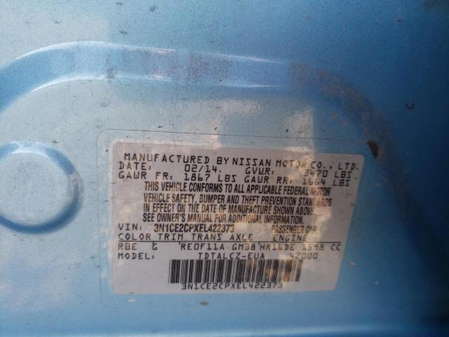Photo 10 from auction – 2014 NISSAN VERSA NOTE with VIN 3N1CE2CPXEL422373