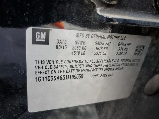 Photo 10 from auction – 2016 CHEVROLET MALIBU LIM with VIN 1G11C5SA8GU109655