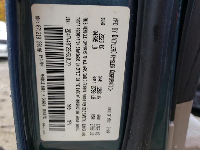 Photo 10 from auction – 2005 DODGE MAGNUM SE with VIN 2D4FV48T25H510177