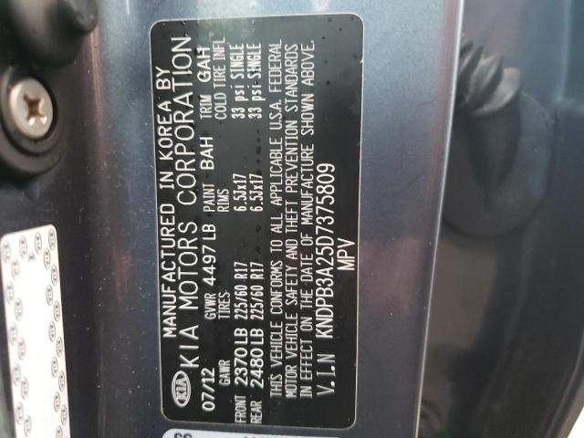 Photo 10 from auction – 2013 KIA SPORTAGE B with VIN KNDPB3A25D7375809