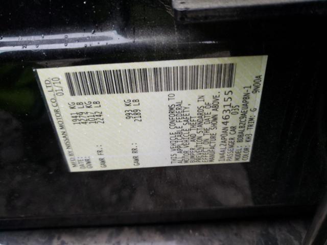 Photo 10 from auction – 2010 NISSAN ALTIMA BAS with VIN 1N4AL2AP0AN463155