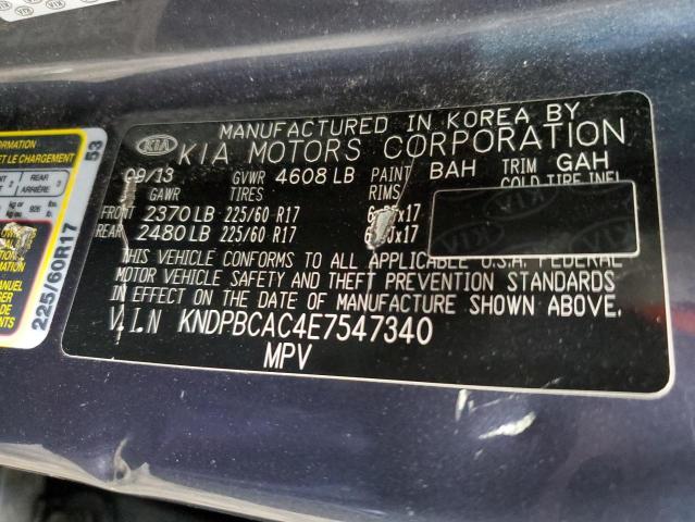 Photo 10 from auction – 2014 KIA SPORTAGE L with VIN KNDPBCAC4E7547340