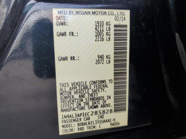 Photo 10 from auction – 2014 NISSAN ALTIMA 2.5 with VIN 1N4AL3AP1EC285828