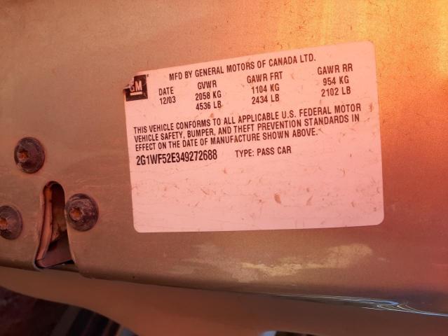 صورة رقم 10 من المزاد - 2004 CHEVROLET IMPALA مع VIN 2G1WF52E349272688