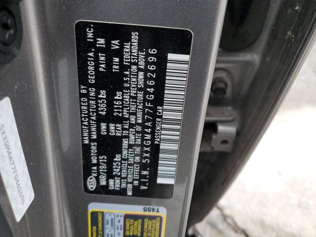 Photo 10 from auction – 2015 KIA OPTIMA LX with VIN 5XXGM4A77FG462696