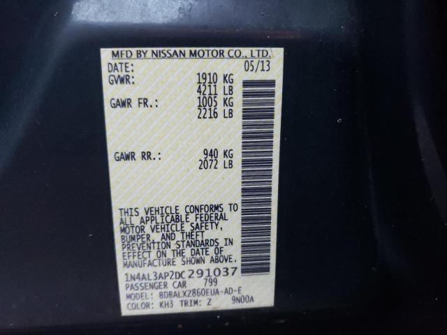 Photo 10 from auction – 2013 NISSAN ALTIMA 2.5 with VIN 1N4AL3AP2DC291037