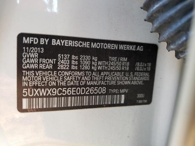 Photo 10 from auction – 2014 BMW X3 XDRIVE2 with VIN 5UXWX9C56E0D26508