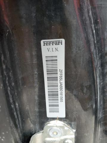 Photo 10 from auction – 2011 FERRARI CALIFORNIA with VIN ZFF65LJA6B0181565