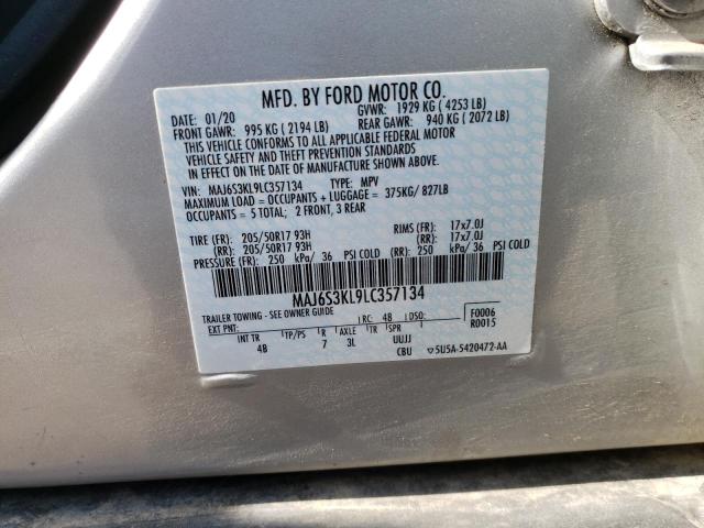 Photo 10 from auction – 2020 FORD ECOSPORT T with VIN MAJ6S3KL9LC357134