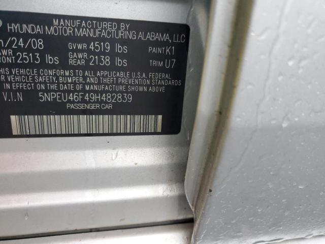 Photo 10 from auction – 2009 HYUNDAI SONATA SE with VIN 5NPEU46F49H482839