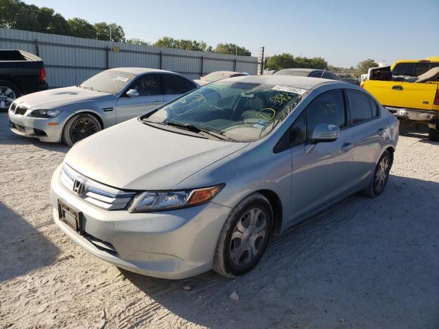 Photo 2 from auction – 2012 HONDA CIVIC HYBR with VIN JHMFB4F2XCS000390