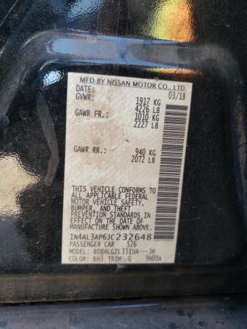 Photo 10 from auction – 2018 NISSAN ALTIMA with VIN 1N4AL3AP6JC232648
