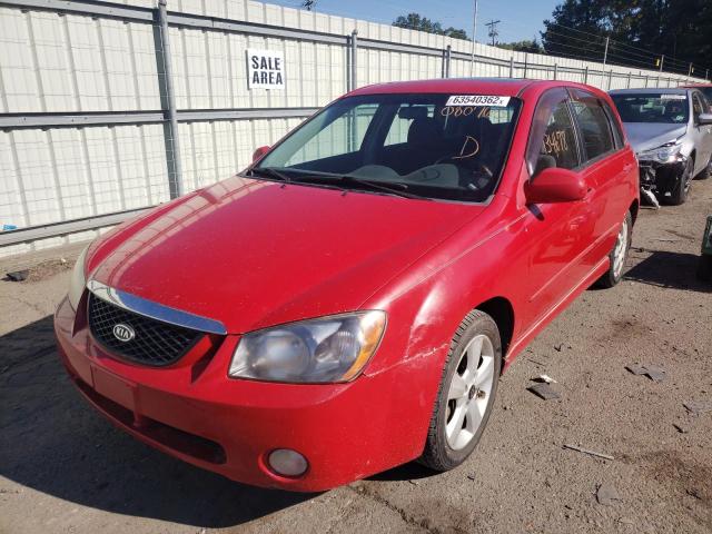 Photo 2 from auction – 2005 KIA SPECTRA5 with VIN KNAFE161255080765