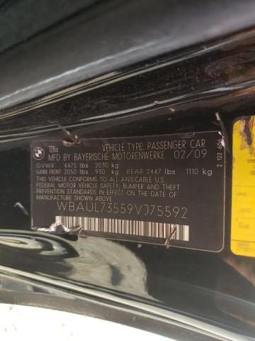Photo 10 from auction – 2009 BMW 128 I with VIN WBAUL73559VJ75592