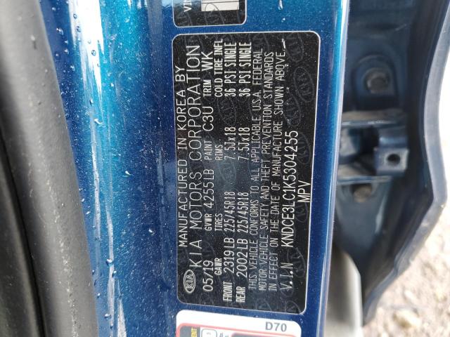 Photo 10 from auction – 2019 KIA NIRO TOURI with VIN KNDCE3LC1K5304255