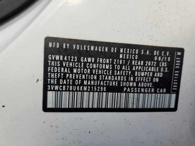Photo 10 from auction – 2019 VOLKSWAGEN JETTA S with VIN 3VWCB7BU6KM215296