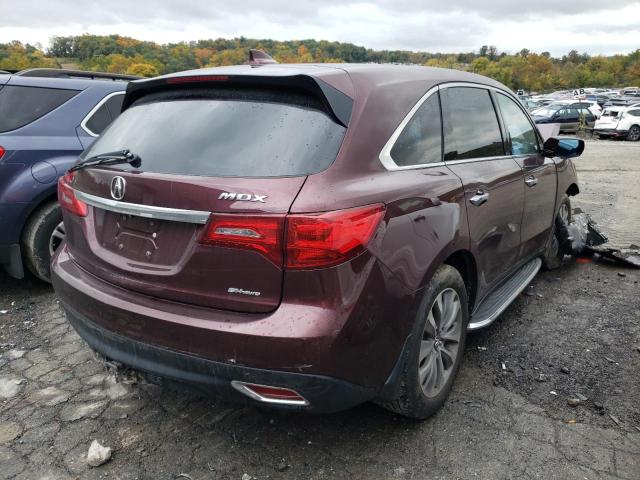 Photo 4 from auction – 2016 ACURA MDX TECHNO with VIN 5FRYD4H46GB061286