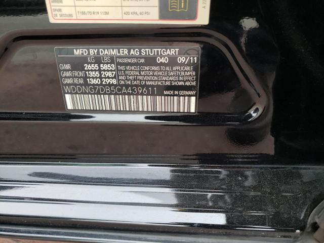 Photo 10 from auction – 2012 MERCEDES-BENZ S 550 with VIN WDDNG7DB5CA439611