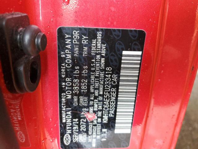 Photo 10 from auction – 2015 HYUNDAI VELOSTER T with VIN KMHTC6AE5FU233418