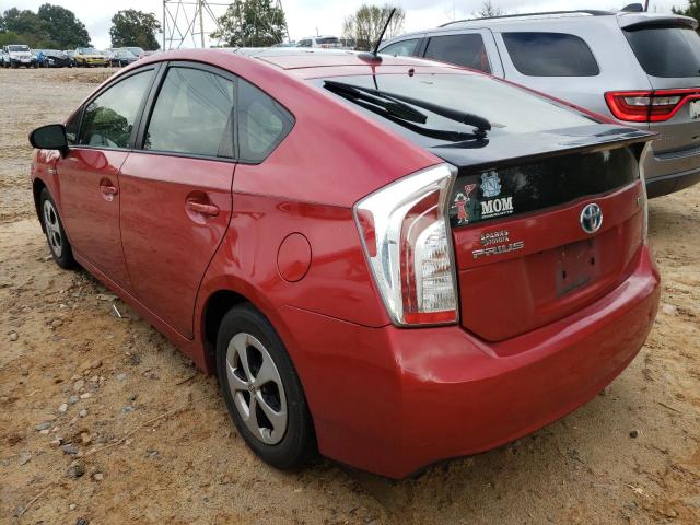 Photo 3 from auction – 2013 TOYOTA PRIUS with VIN JTDKN3DU3D5636882