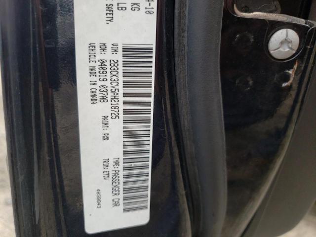 Photo 10 from auction – 2010 DODGE CHARGER SX with VIN 2B3CK3CV5AH218725