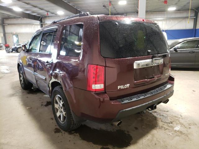 Photo 3 from auction – 2009 HONDA PILOT TOUR with VIN 5FNYF48849B052765