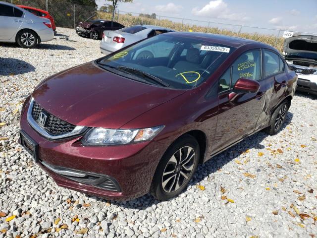 Photo 2 from auction – 2015 HONDA CIVIC EX with VIN 19XFB2F83FE098700