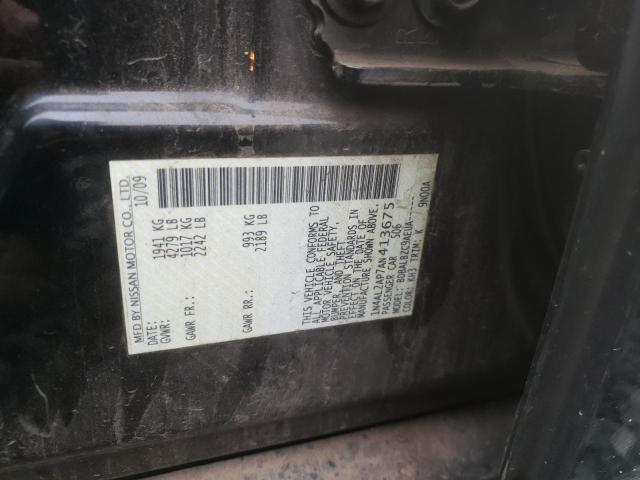 Photo 10 from auction – 2010 NISSAN ALTIMA BAS with VIN 1N4AL2AP7AN413675
