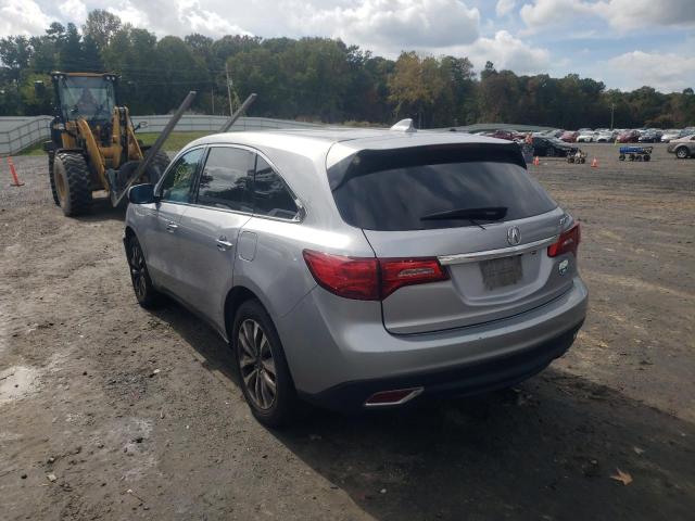 Photo 3 from auction – 2016 ACURA MDX TECHNO with VIN 5FRYD3H44GB014638