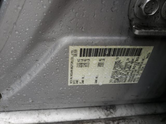 Photo 10 from auction – 2010 NISSAN MAXIMA S with VIN 1N4AA5AP0AC803780