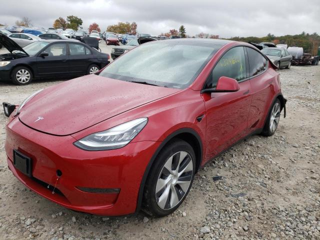 Photo 2 from auction – 2021 TESLA MODEL Y with VIN 5YJYGDEE3MF106007