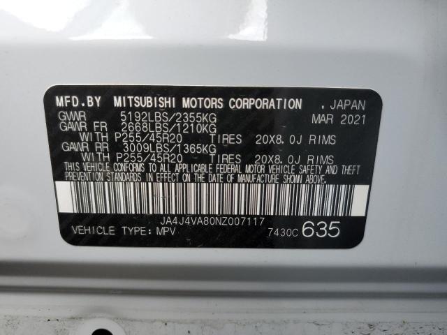 Photo 10 from auction – 2022 MITSUBISHI OUTLANDER with VIN JA4J4VA80NZ007117