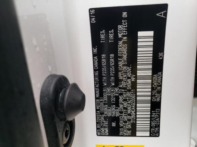 Photo 10 from auction – 2016 LEXUS RX 450H BA with VIN 2T2BGMCA4GC006511