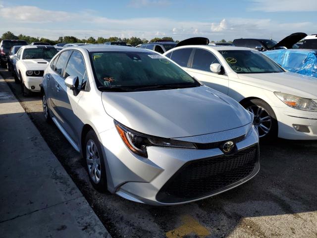 TOYOTA COROLLA LE 2022 with VIN JTDEPMAE2N3003863 - Photo from auction